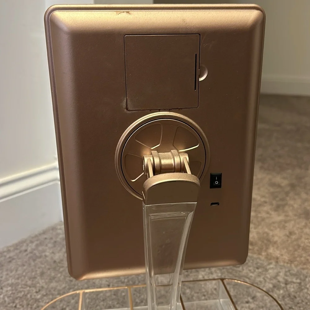 !Rose gold vanity mirror!